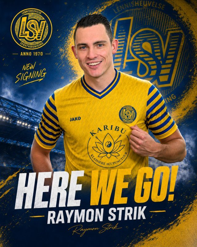 Raymon Strik keert terug in het geel-blauw