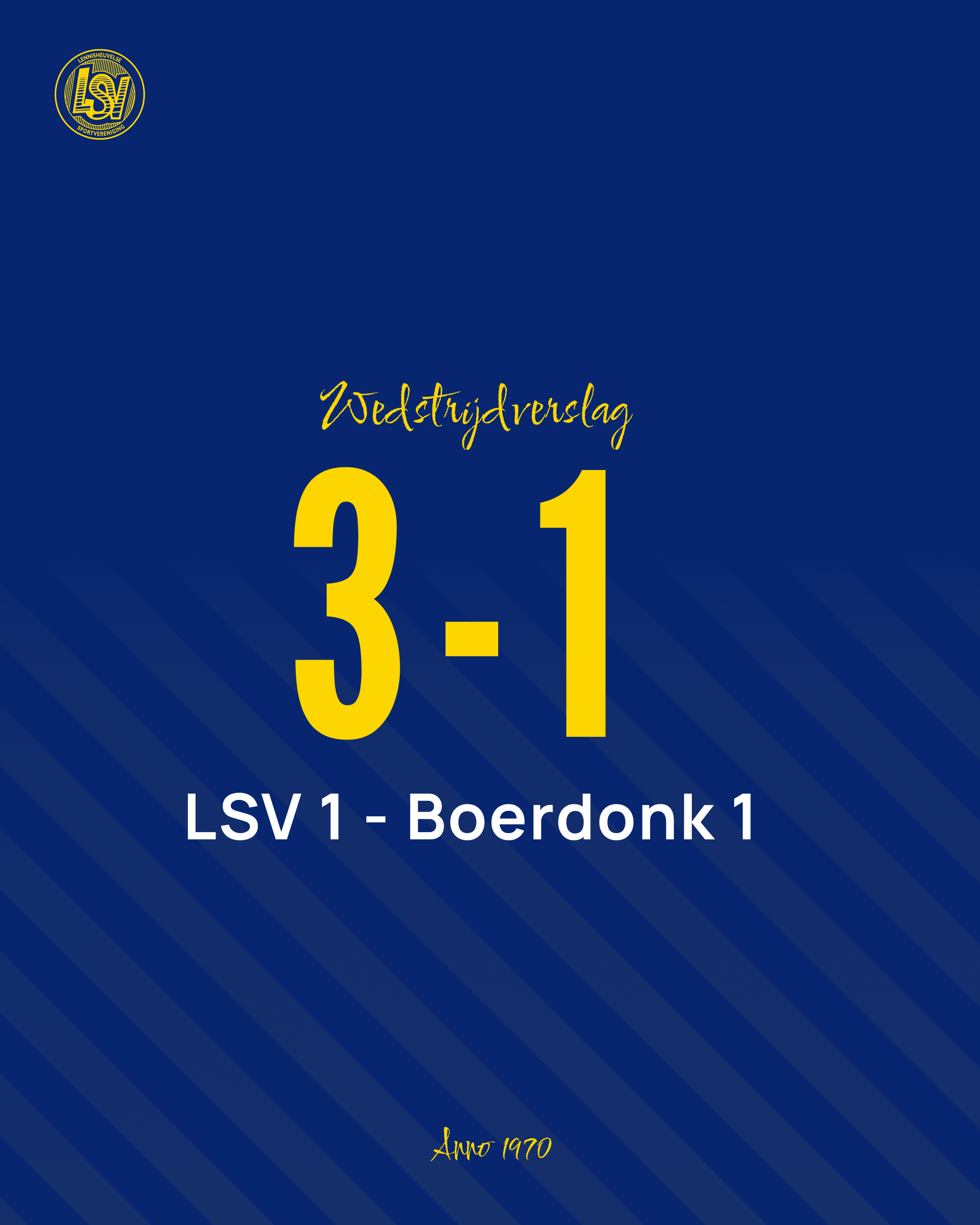 We herpakken ons en verslaan koploper Boerdonk overtuigend