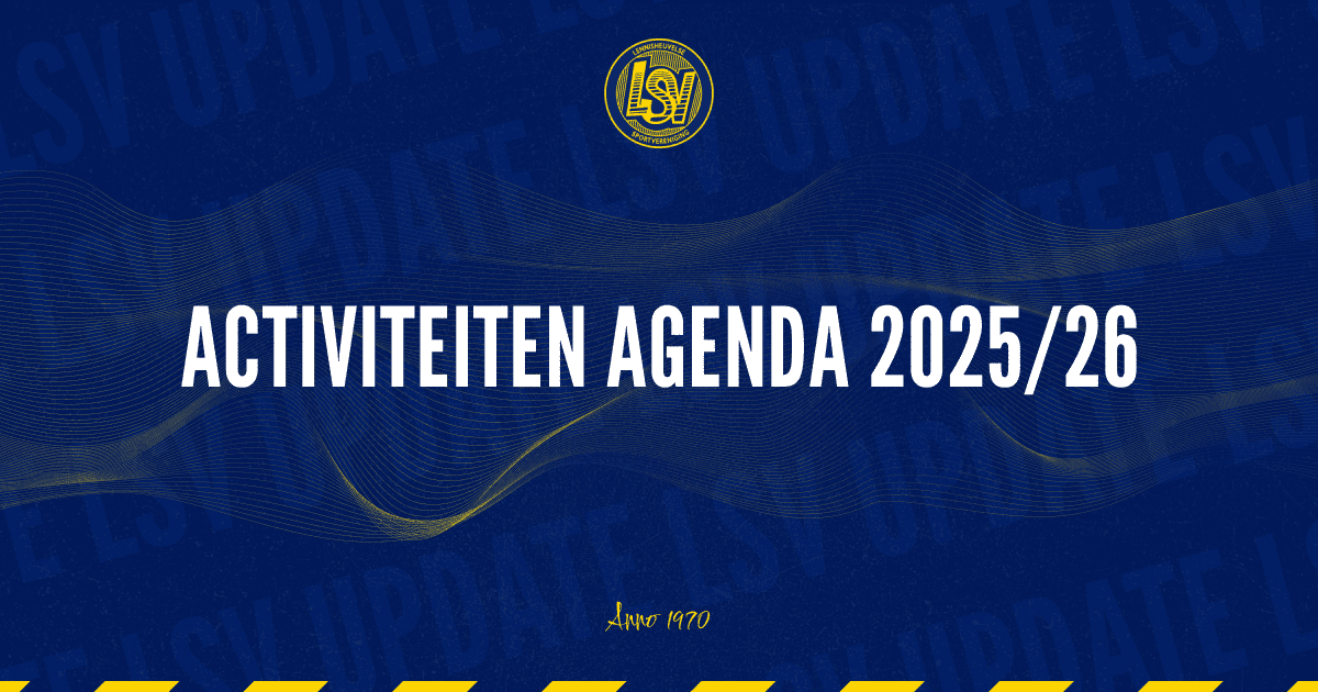 De LSV Evenementen Agenda seizoen 2025/26
