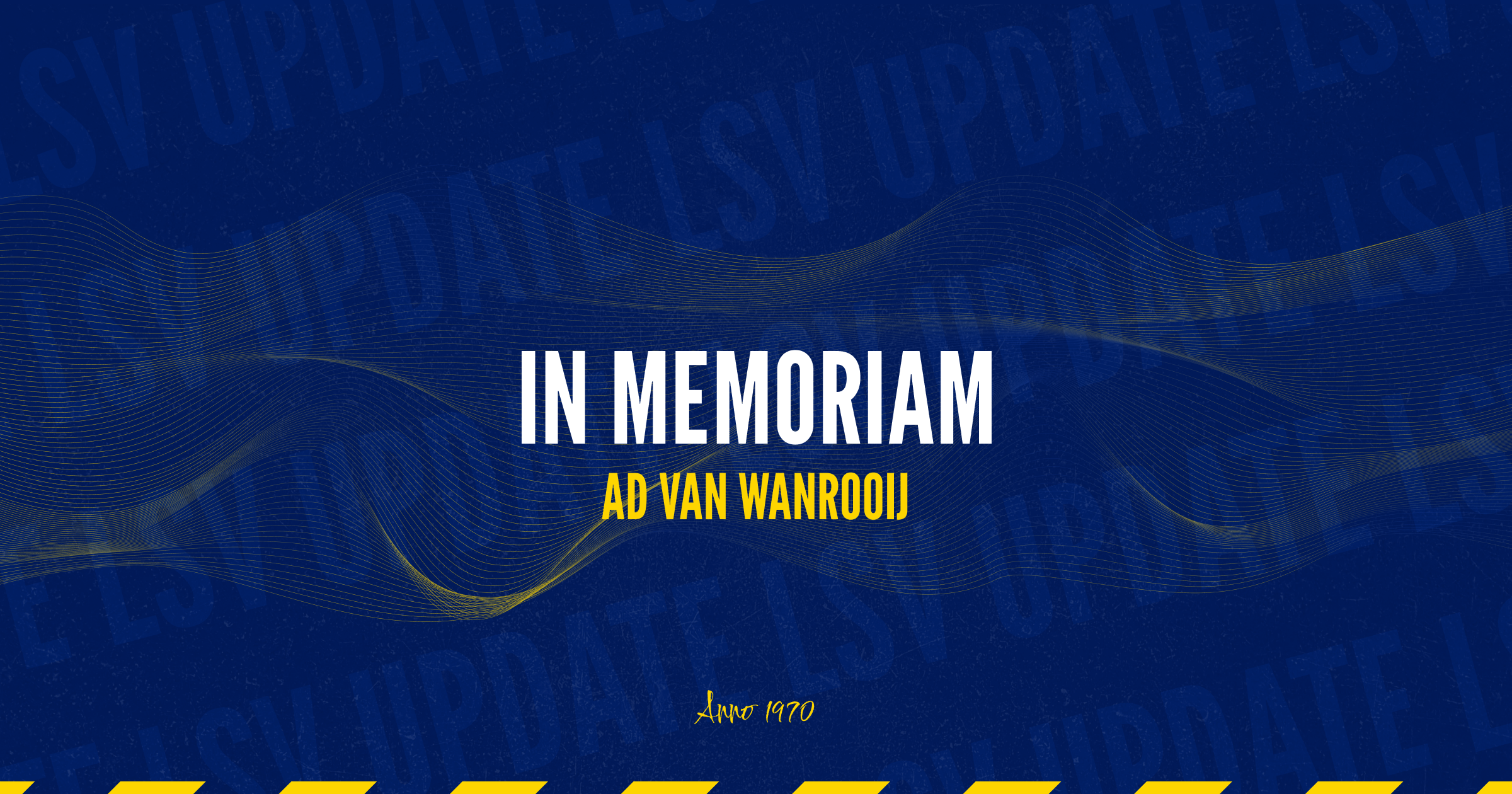 In Memoriam: Ad van Wanrooij